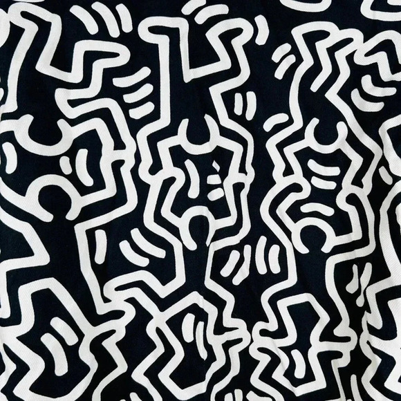 Keith Haring H&M Collab Size XS Men Jacket Twill Shacket 80s - Picture 6 of 10